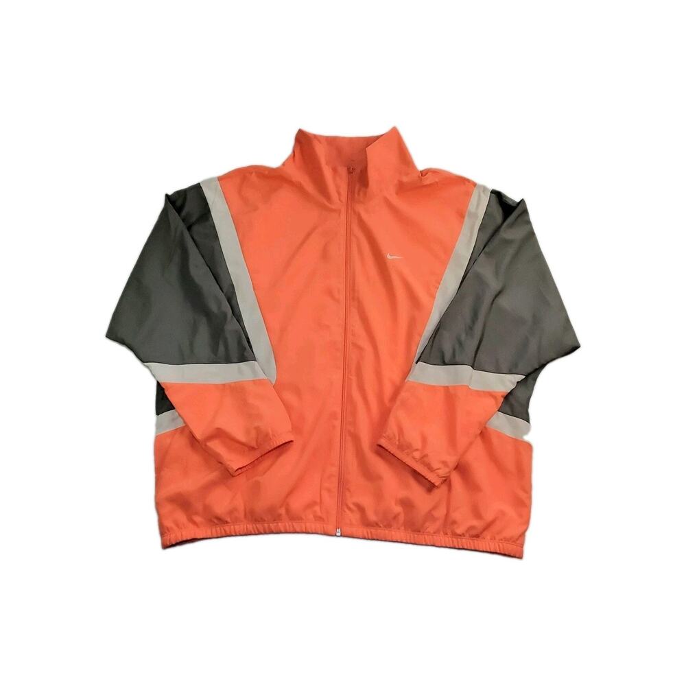 Nike Size XL Icon Men's Woven Basketball Jacket ( Pink/Grey) FZ0248-643 Ca8